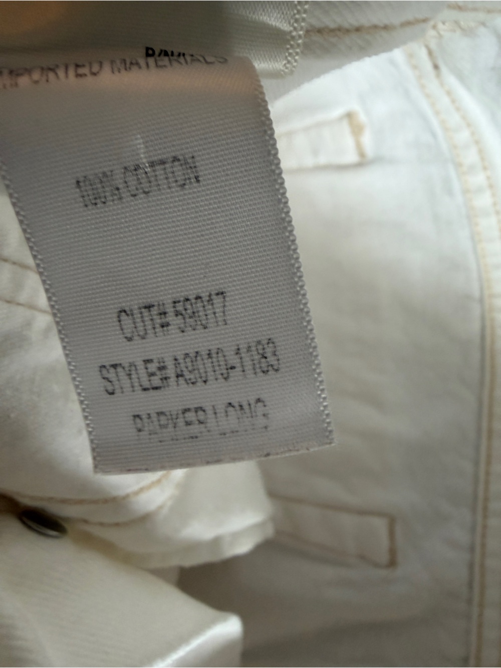 Agolde White High-Rise Frayed Hem Jean Shorts - Picture 8 of 10
